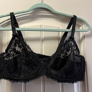 Adore Me Black Lace Underwire Bra - Women Intimates & Sleepwear